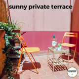 private sunny terrace